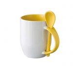 Šalica sa žlicom, žuta