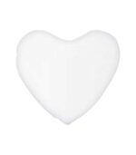 Jastučnica za sublimaciju, bijela, oblik srca, 42x38cm