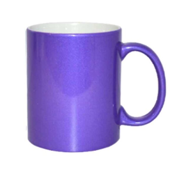 Sparkle mug, 11oz, purple