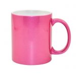 Sparkle mug, 11oz, rose
