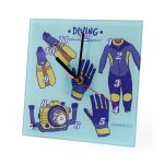 Sat za sublimaciju, 20x20cm, s satnim mehanizmom