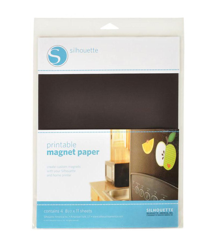 Printabilni magnet papir, 4 lista, 21.60x27.80cm