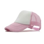 Mrežasta šilt kapa, svijetlo roza, za sublimaciju
