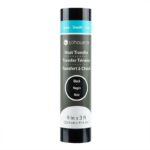 Smooth Black termo transfer folija, HTV, 22.9x91.4cm