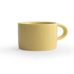 Macaroon šalica, Žuta