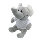 Slonić 20cm, plišana igračka s majicom za sublimaciju