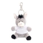 Magarac 8cm, privjesak, plišana igračka s majicom za sublimaciju