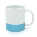 Šalica, 11oz, Glitter dno u boji, Plava