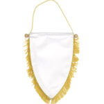 Zastavica za sublimaciju, Ecussion, 18x27cm, zlatne resice