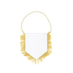 Zastavica za sublimaciju, standard, 10x12cm, zlatne resice