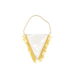 Zastavica za sublimaciju, Triangle, 10x12cm, zlatne resice