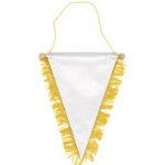 Zastavica za sublimaciju, Triangle, 18x27cm, zlatne resice