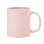 Semi Mat Macaroon, 11oz  šalica, Roza