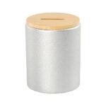 Diamond Paint Kasica za sublimaciju, 11oz, drveni poklopac, Silver