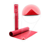 Flocked HTV Red termo transfer folija