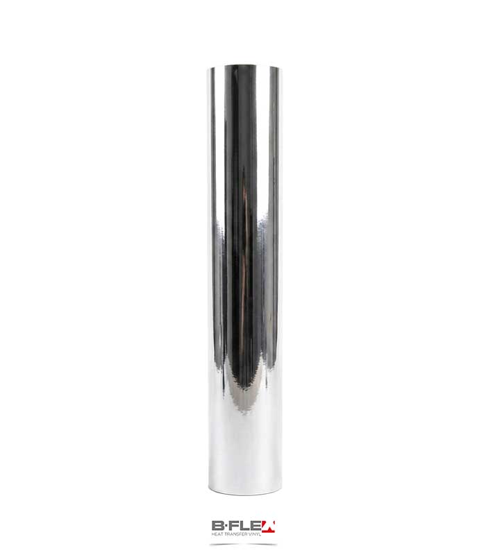 HEAT-12M-SVR Mirror Silver Soft termo transfer folija, HTV, 30×50cm - Slika 1