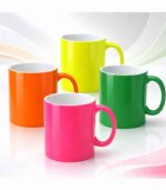 Semi Mat Fluo, 11oz šalica, Žuta - Slika 3