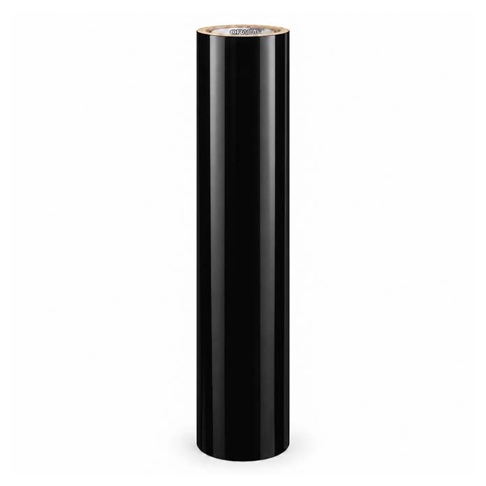 O30-GP-BLK Oracal 641 vinyl Black Gloss |070| rola 30cm x 3m - Slika 1