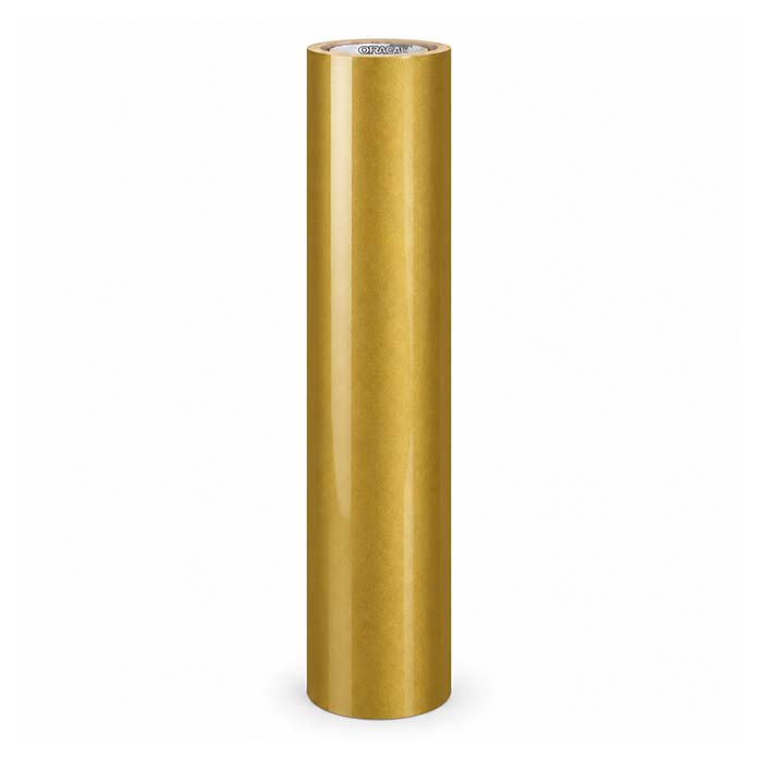 O30-GP-GLD Oracal 641 vinyl Gold Gloss |091| rola 30cm x 3m - Slika 1